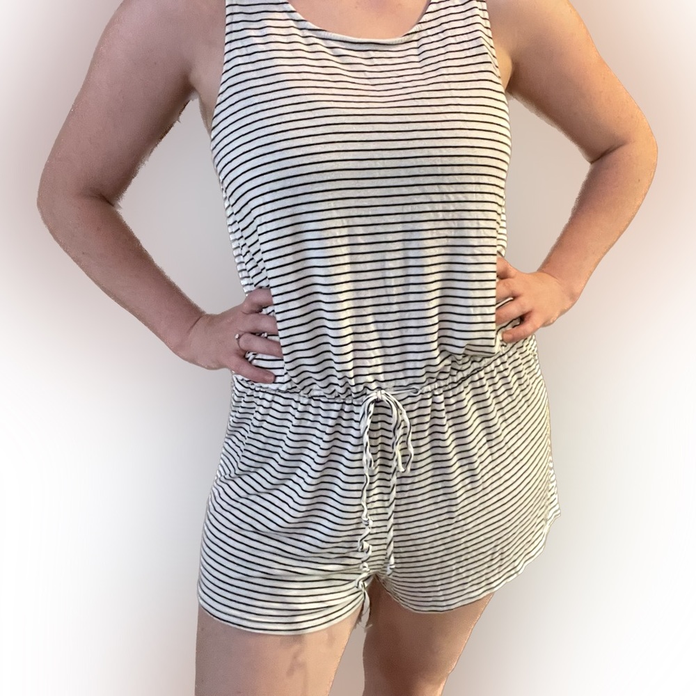 Ginger G striped romper